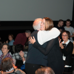 Nathalie Ducharme présente TOUJOURS ARTISTE avec Claude Steben lors du 34e Festival du Cinéma International en Abitibi Témiscamingue au théâtre du cuivre à Rouyn-Noranda